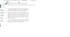 Desktop Screenshot of luciehaskins.com